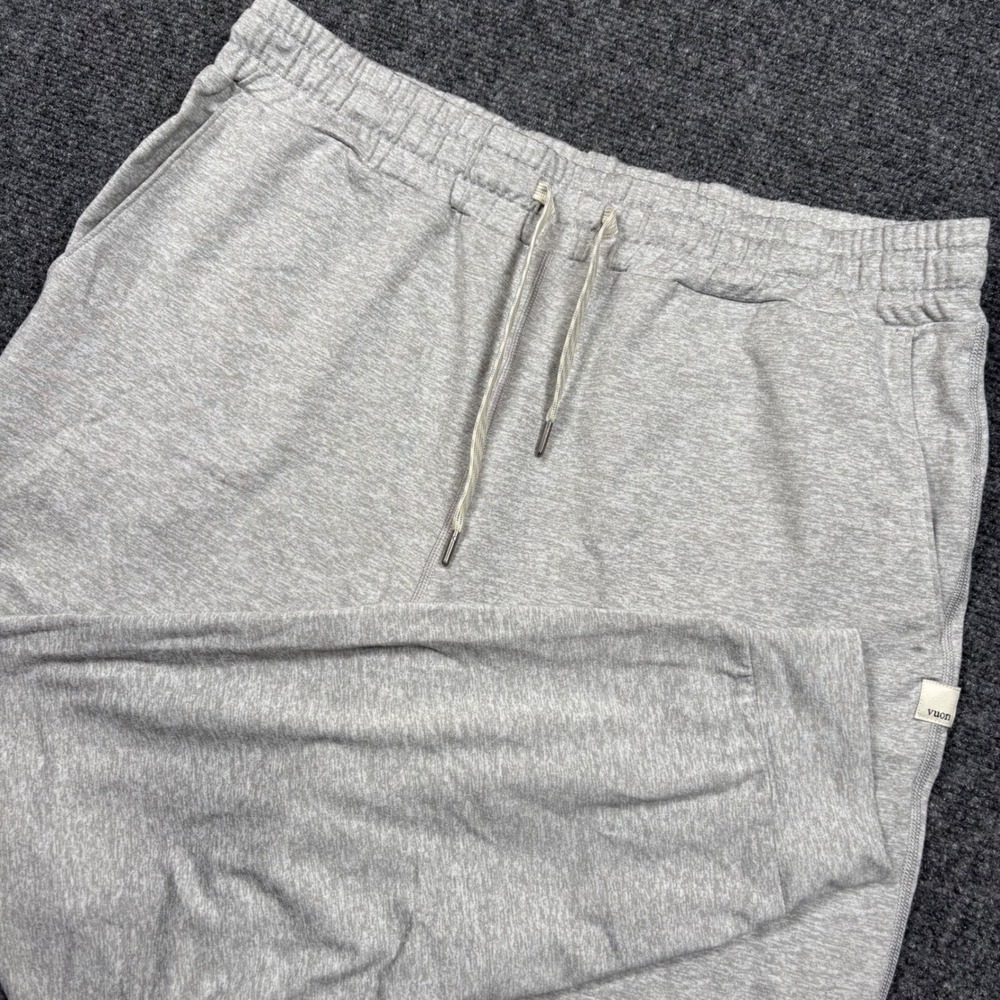 Vuori Ponto Performance Jogger Mens Medium Gray Heathered Drawstring